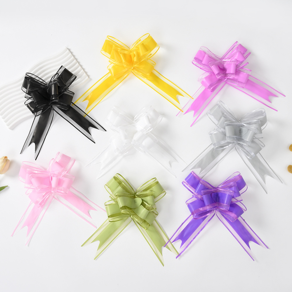 Transfronterizo Amazon 50 colorante de nieve de color de flores de regalo de Navidad embalaje decoración de arco de dibujo de flores