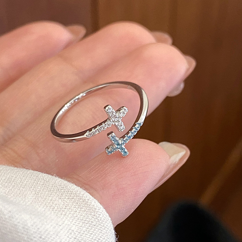 Adjustable Ring Size 1 Piece Quantity 1 Piece 925 Sterling Silver Geometric Open Rings