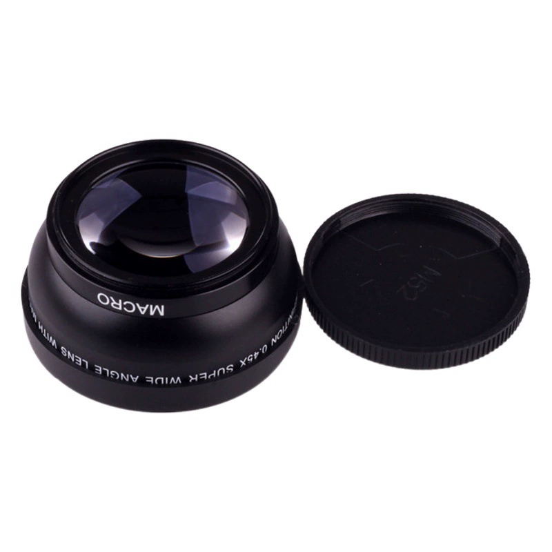 52 мм широкоугольный объектив макрокамеры дополнительный объектив 0,45X 0,45 раза широкоугольный объектив