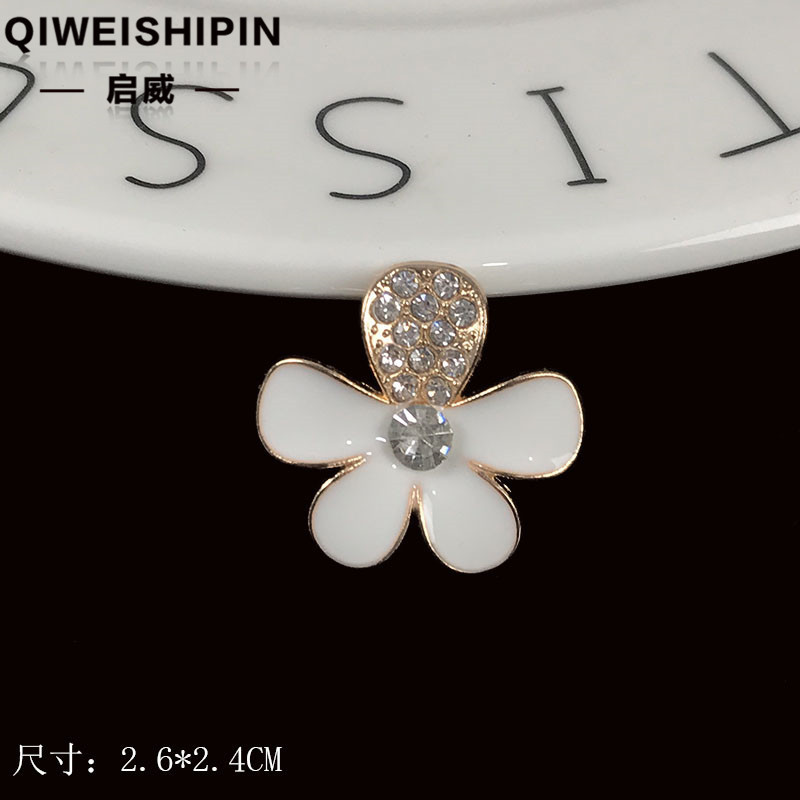 新商品のドリップオイルは真珠のツバキの花のアクセサリーの自動車のカバンをはめ込んで携帯の携帯電話の美容の合金の部品を結びます。|undefined