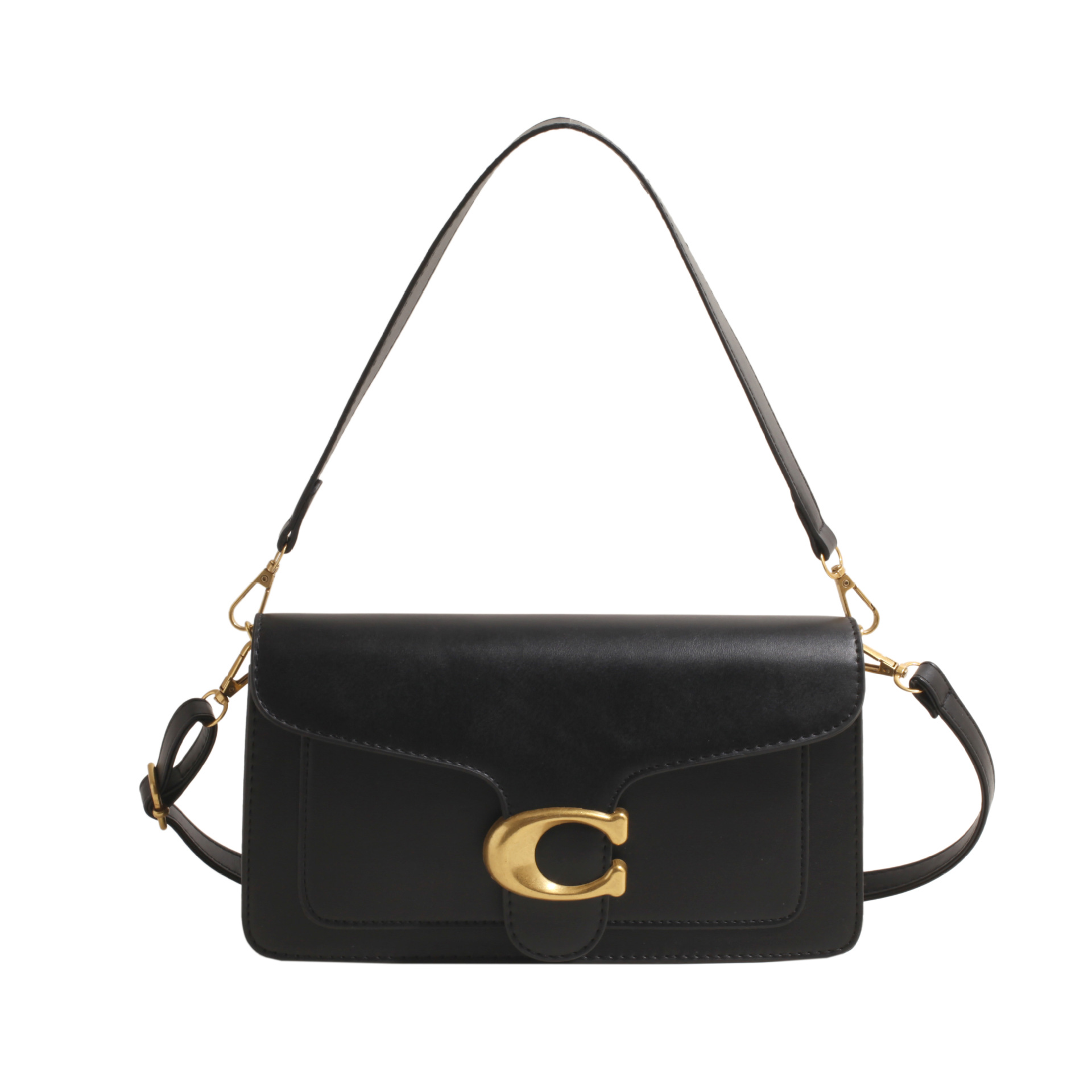 2024 nuevo bolso de nicho para mujer, textura de alta calidad, color sólido, diseño de hardware simple y versátil, bolso diagonal de un solo hombro image 11