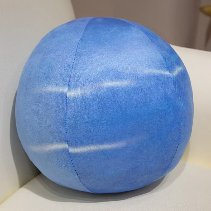 Simulación de la tierra sol luna planetas colgantes juguetes de peluche almohada esférica regalo para niños muñecas de tela