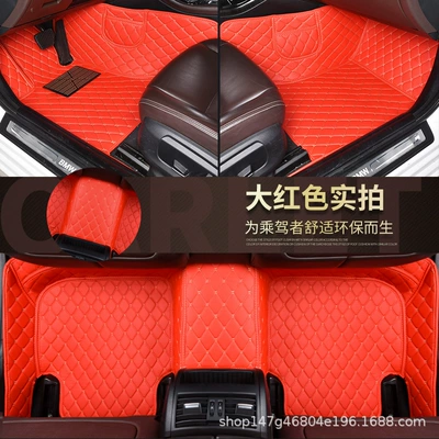 Mats Fully Surround the Vehicle, Custom-Made: Modelə uyğun ayaqaltı - big-red