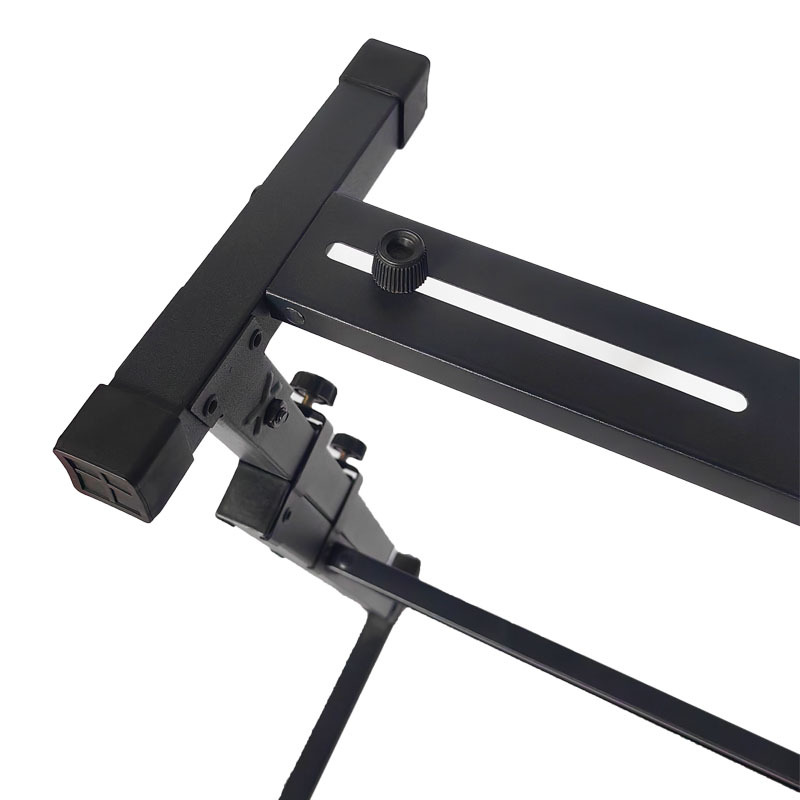 Soporte de piano electrónico en forma de Z, desmontable y compacto, personalizable y plegable, para teclados electrónicos y pianos eléctricos. image 5