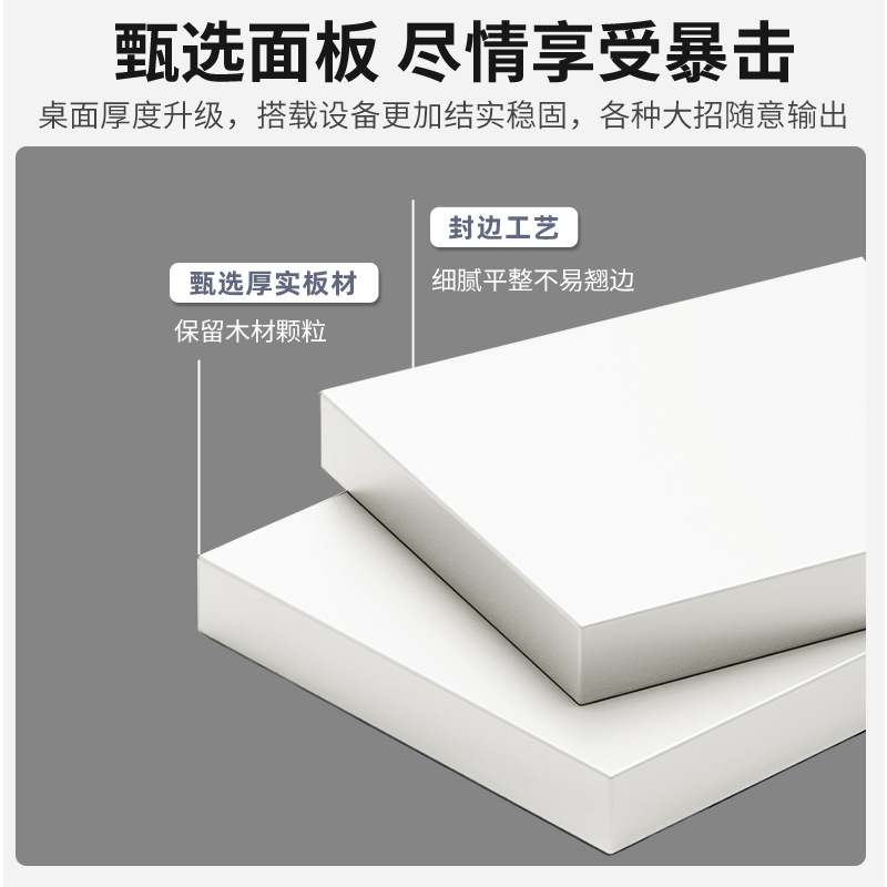 Mesa de computadora de dos personas mesa de escritorio para estudiantes de estudio en el hogar escritorio de dormitorio pequeño escritorio escritorio minimalista escritorio de oficina blanco