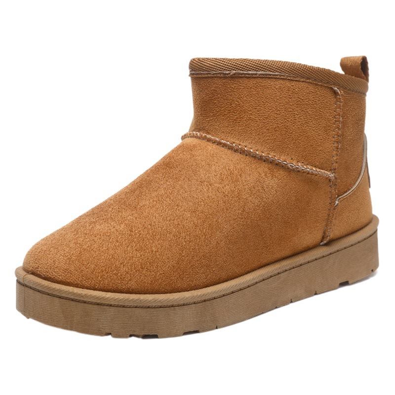 Botas de nieve para mujer 2024, zapatos de algodón grueso, botas de invierno para mujer, botas de algodón para exteriores, antideslizantes, resistentes al desgaste, gruesas y cálidas