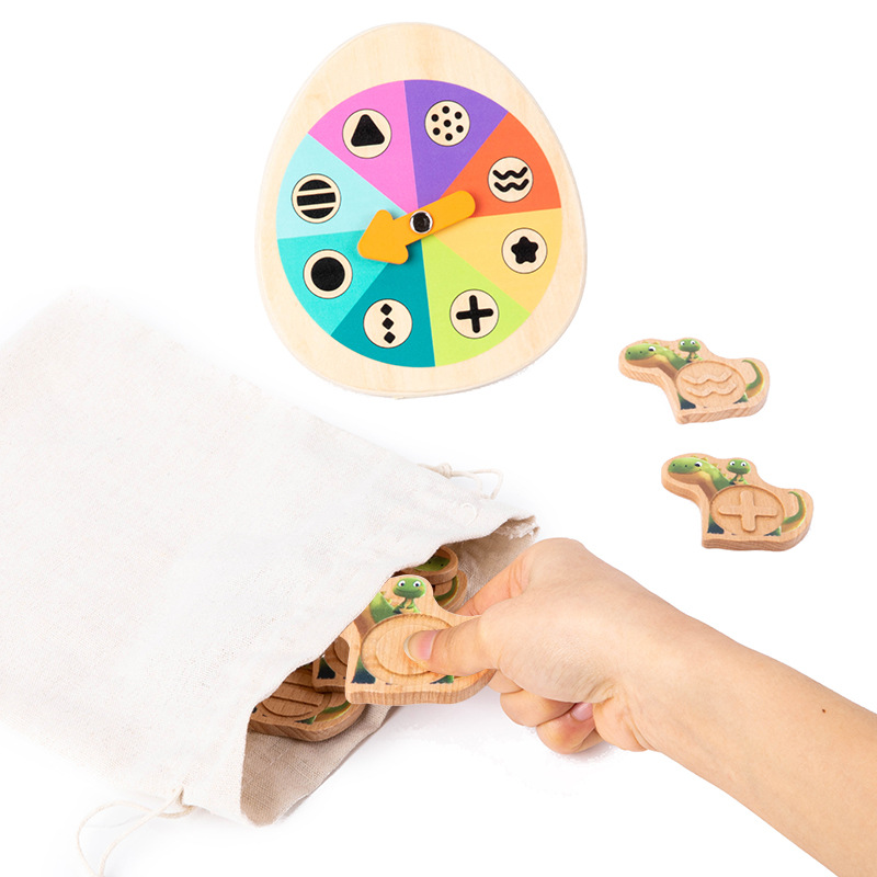 Weiwei Tiger Little Dinosaur Toys sensoriales para niños y niñas 4-6 años Montessori Educación temprana Bloques de construcción Juguetes educativos para niños image 4