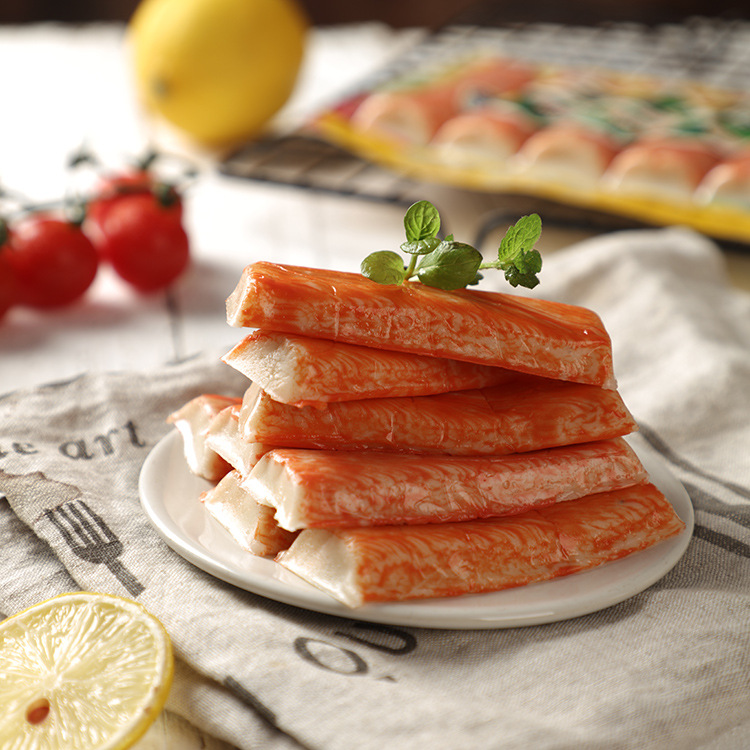 批发韩国客唻美手撕蟹味棒蟹棒蟹肉棒火锅搭档速食零食140g|ru