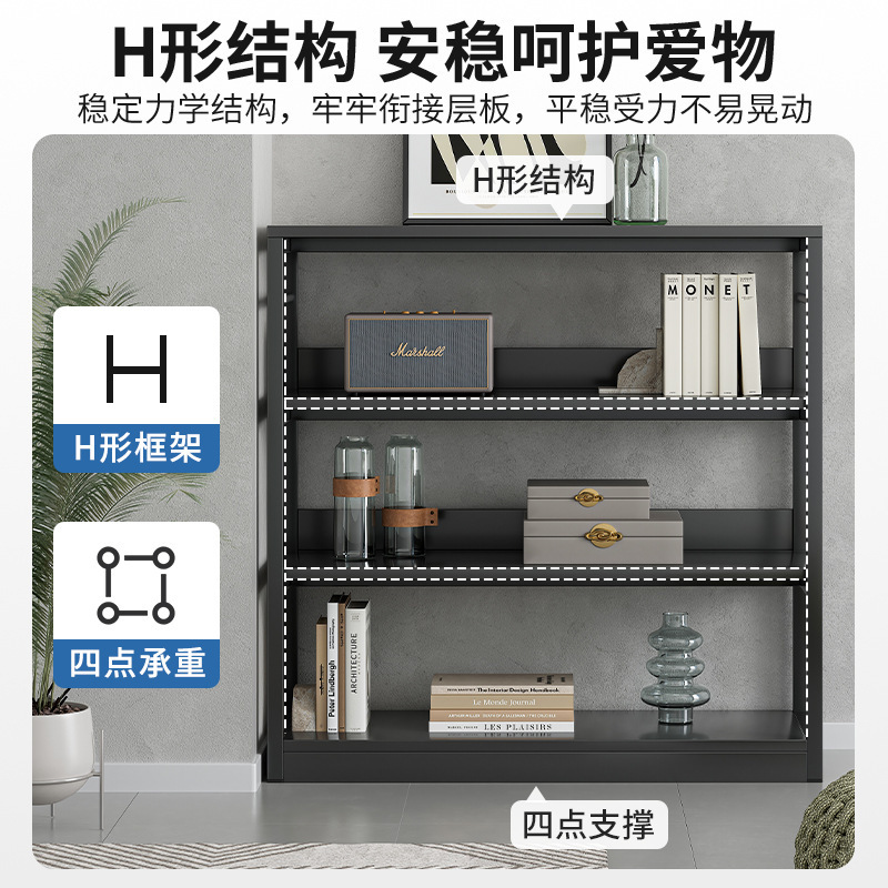 Estante de almacenamiento doméstico multicapa de pie estante de exhibición gabinete de almacenamiento sub-estante estantería decorativa estantería