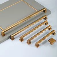 Новая дверная ручка шкафа в китайском стиле, дверная ручка шкафа, современный шкаф, длинная ручка ящика в китайском стиле, античная медная ручка, простая