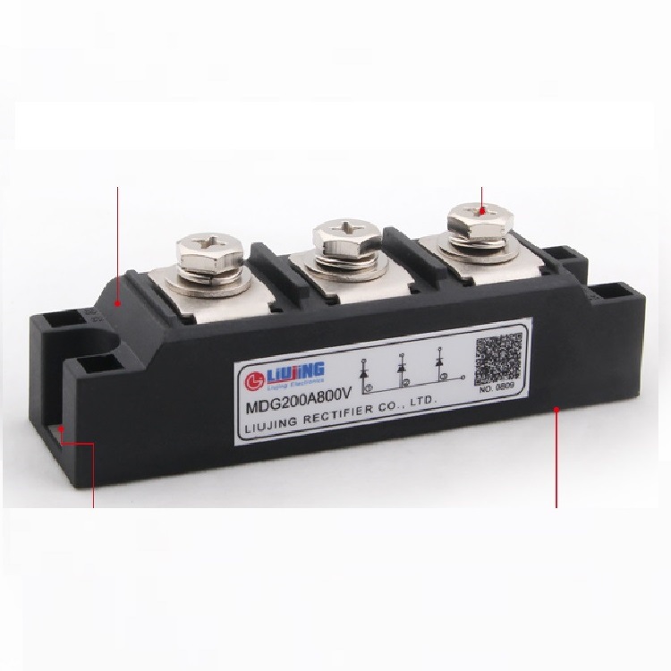 电焊机配套非绝缘型整流管模块 MDG200A800V MDG200A