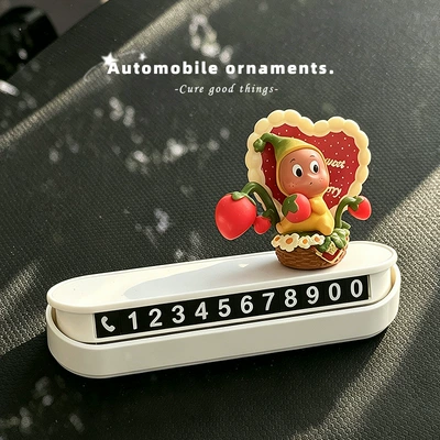 Car Moving Phone Number Plate – Nömrəli dayanma kartı - love-strawberrywhite-mirror-parking-sign