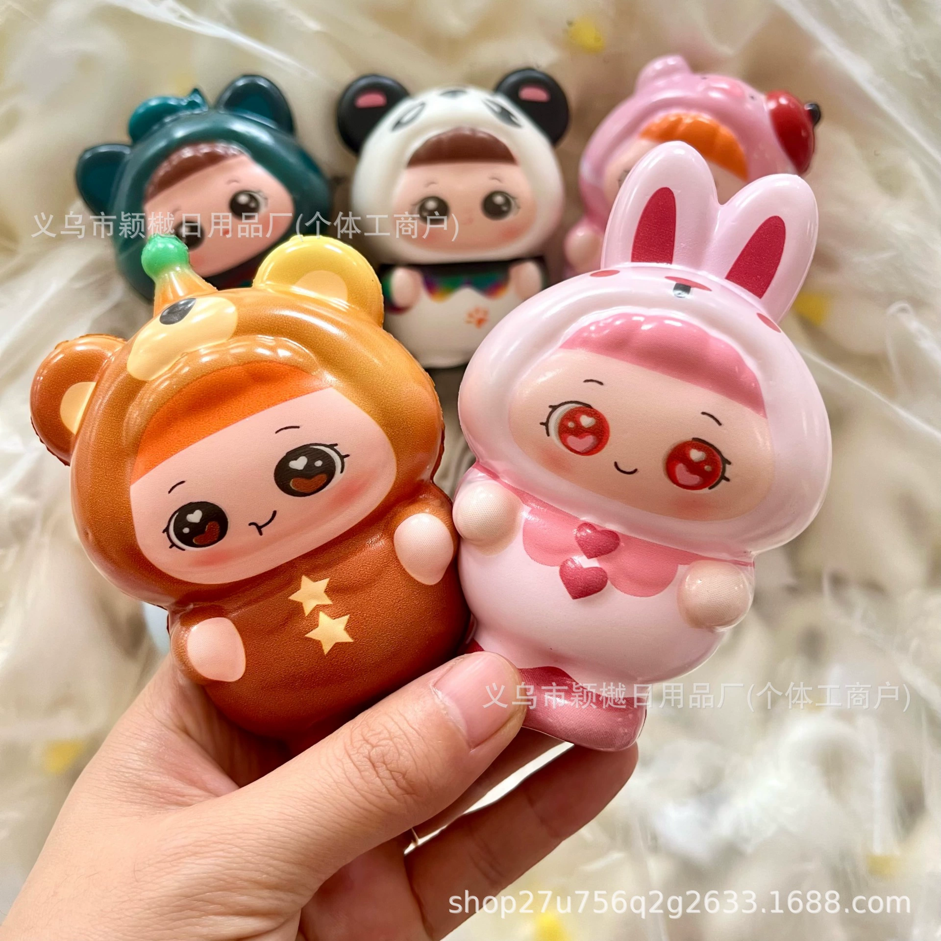 Милая мультяшная слизь, игрушка, кукла, антистресс