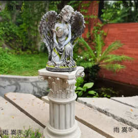 花园装饰欧式摆件户外可爱人物塑园林别墅庭院露台阳台布置