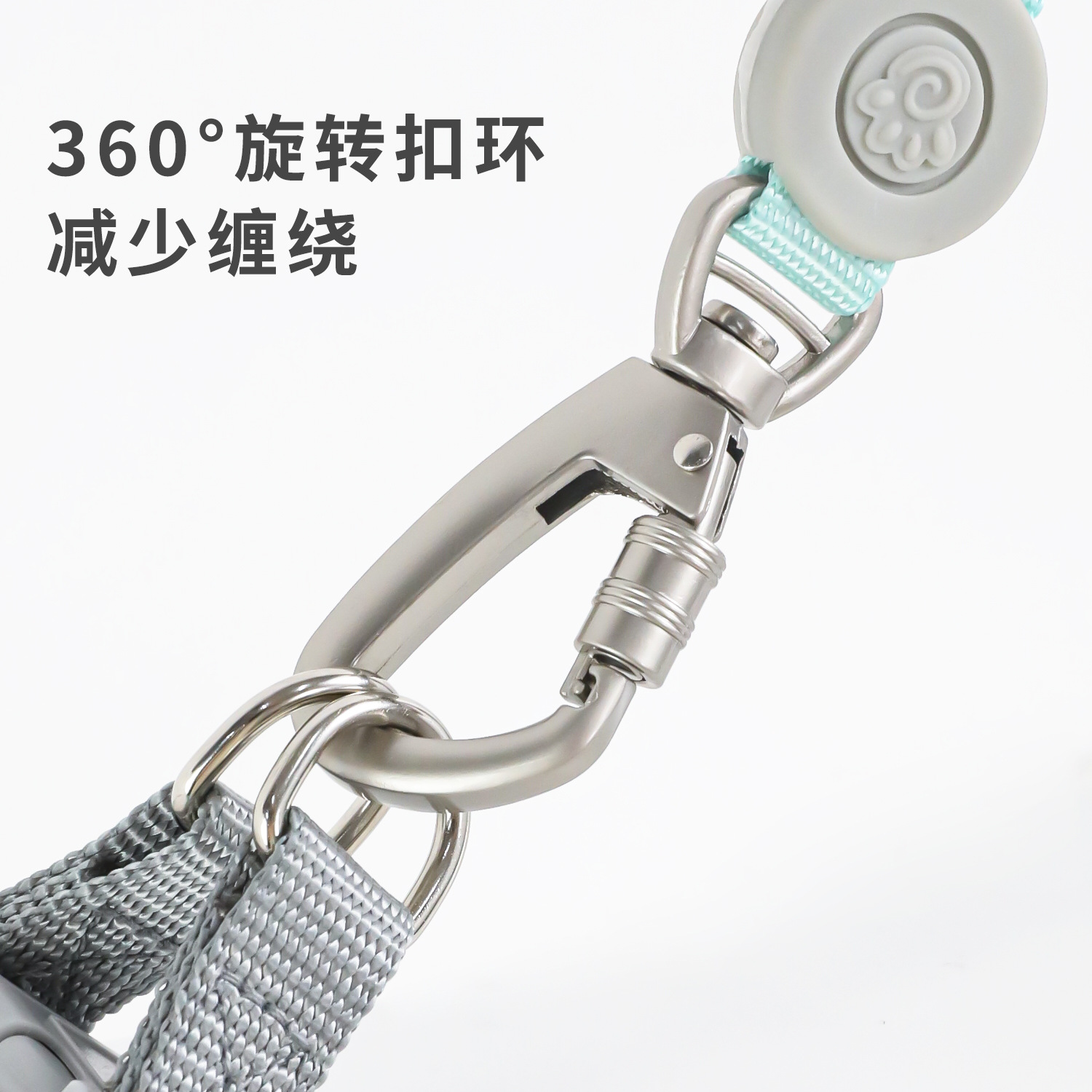 Macaron tracción cuerda nylon pecho trasero tracción perro caminando cuerda ajustable anti-rotura color sólido perro Correa en stock al por mayor