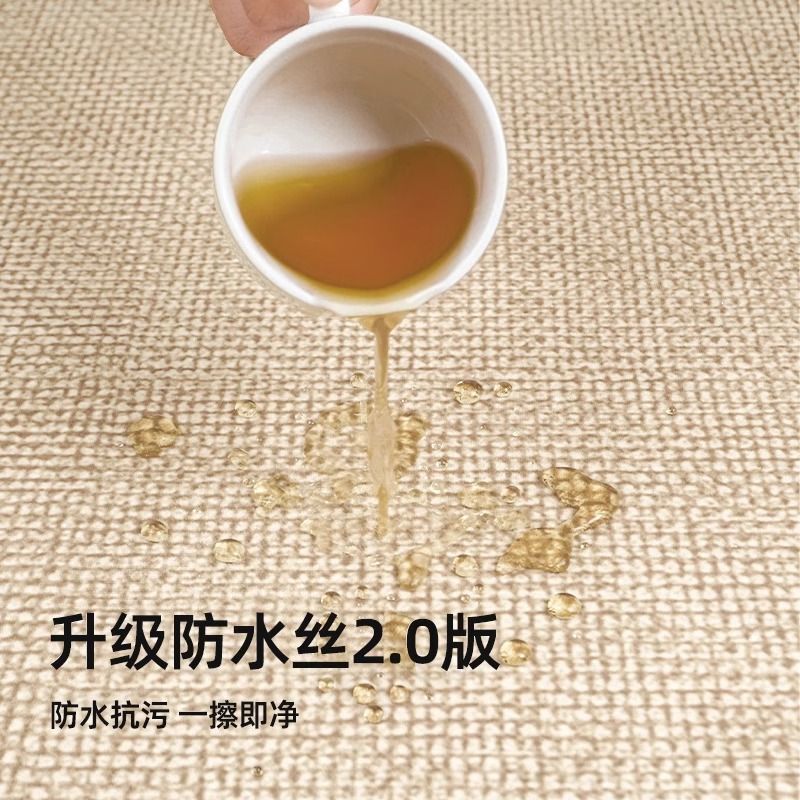 剑麻地毯客厅中古风餐桌转椅圆形满铺地垫纯色定作卧室床边地垫厂|undefined