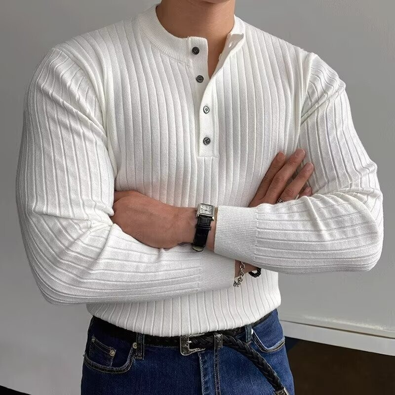 Foreign Trade Cross-Border Export Youth Sweater Men's Turtleneck Solid Color Thickened Base Layer Student Youth Ins Knitwear