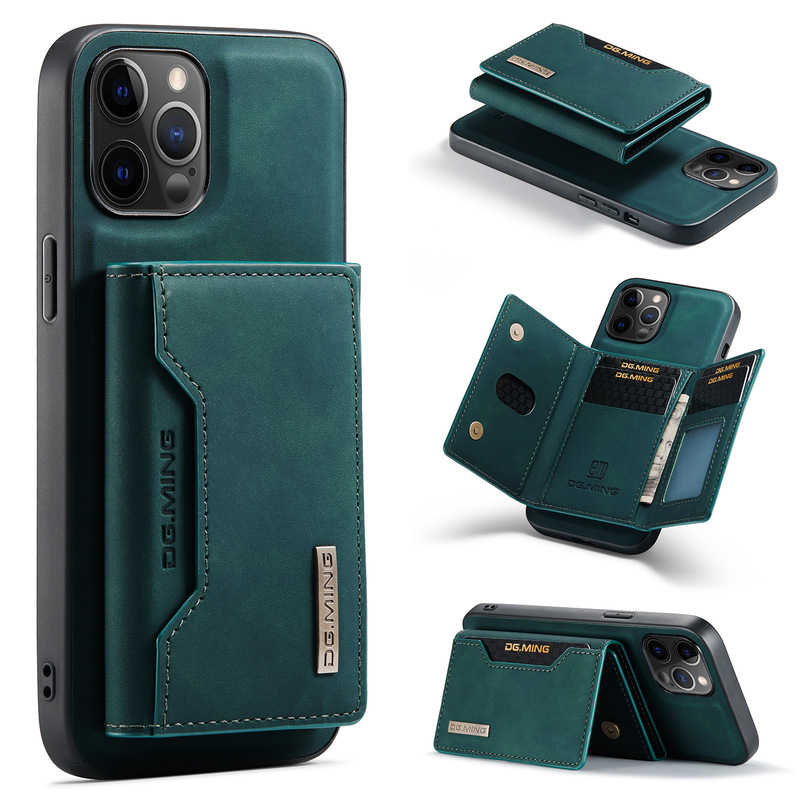 M2 Is Suitable for Iphone16 Magnetic Removable Card Holder Protective Cover Iip17 Air Magnetic Split Mobile Phone Case Wallet