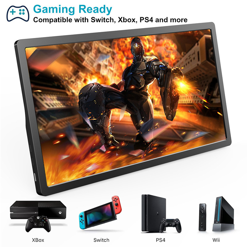 Computer Monitor 15.6inch Portable Monitor Laptop External Screen Splitter Type-C Mobile Screen Projection Computer Monitor 15.6inch Portable Monitor Laptop External Screen Splitter Type-C Mobile Screen Projection