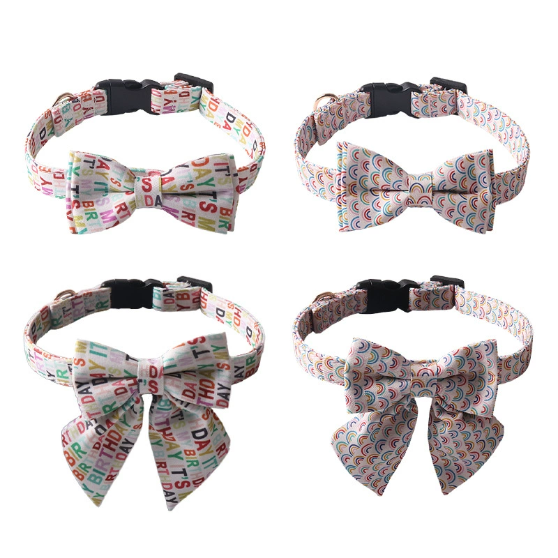 Aminger новый дизайн товаров для домашних животных радуга день рождения серии юбка пластиковый воротник с собакой