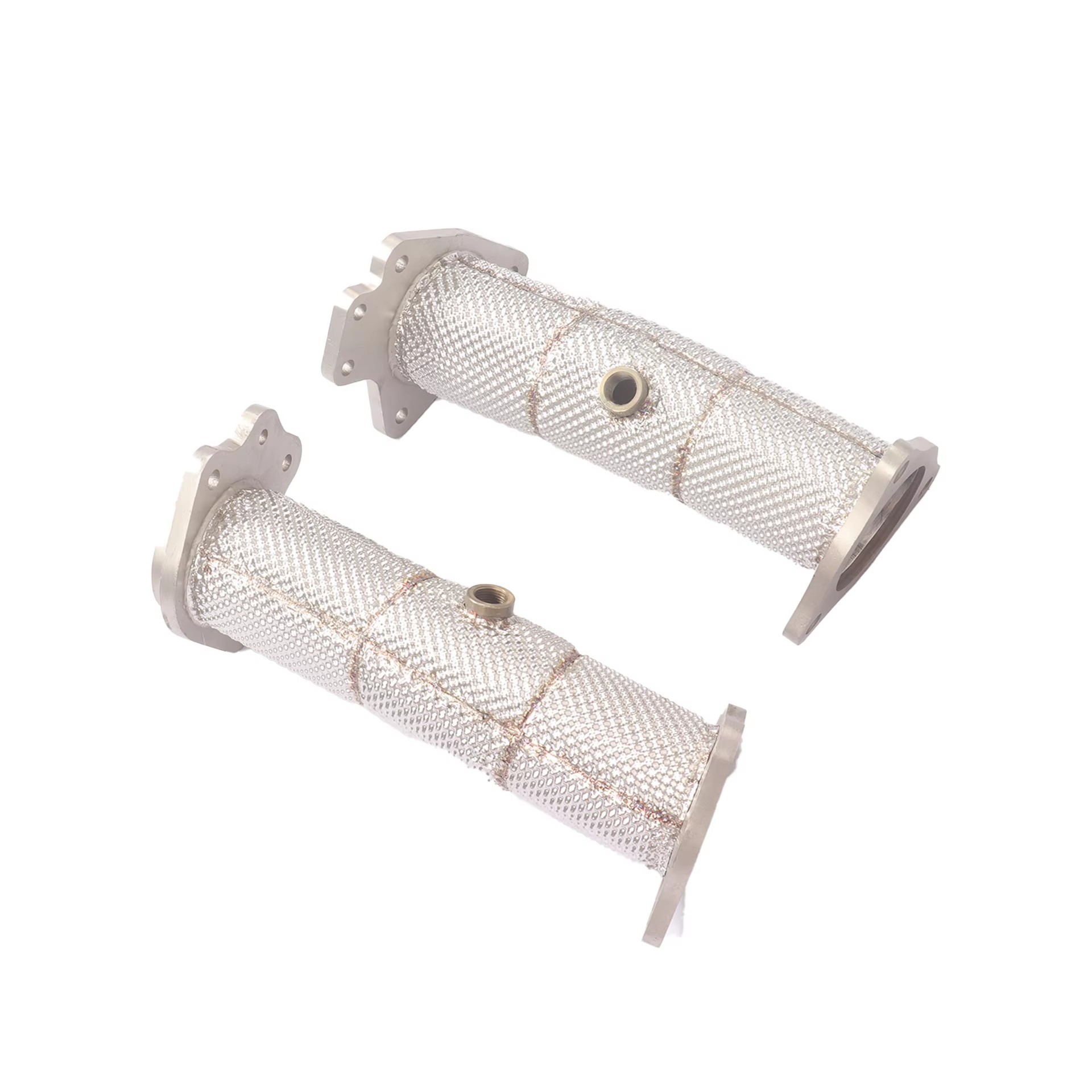 Suitable for Corvette C8 6.2 stainless steel head straight exhaust pipe, with insulated straight pipe