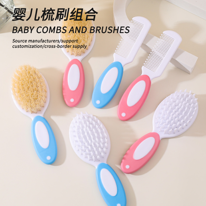 Bebé peine bebé lana peine cepillo recién nacido limpieza eliminación cabeza suciedad masaje suave pelo peine traje