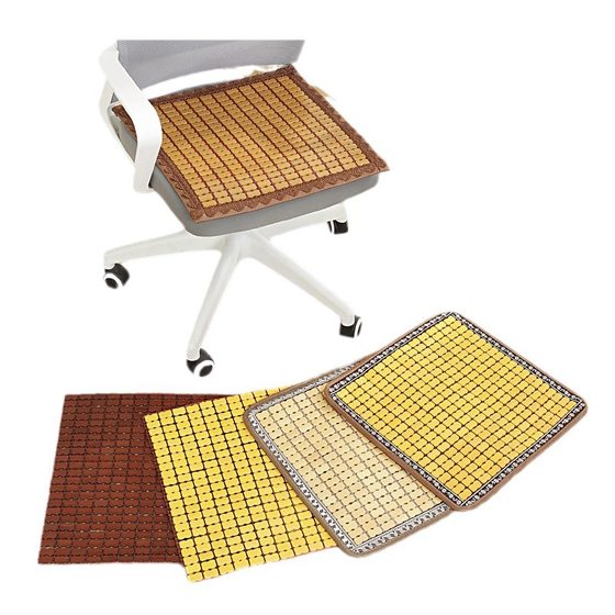 Summer Mahjong Mat Cushion Office Sitting Chair Cushion Summer Breathable Car Seat Chair Stool Student Cool Cushion