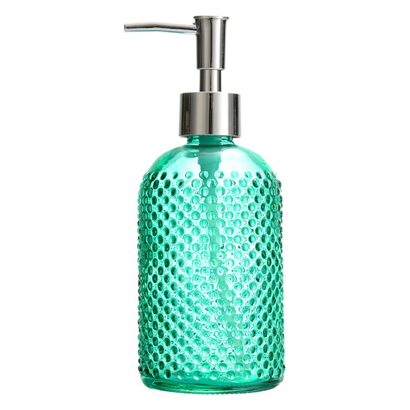 400ml botella de desinfectante de manos de vidrio botella de champú de embalaje cosmético de tipo prensa botella de gel de ducha botella vacía botella