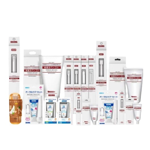 Japanese kojima pet toothbrush toothpaste for cats and dogs pet fresh breath oral cleaning set edible toothpaste