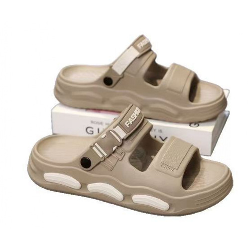 EVA Men's Summer Outdoor Shoes New Model Anti-Slip Wear-Resistant Deodorant Dual-Purpose Driving Leisure Lightweight Beach Shoes