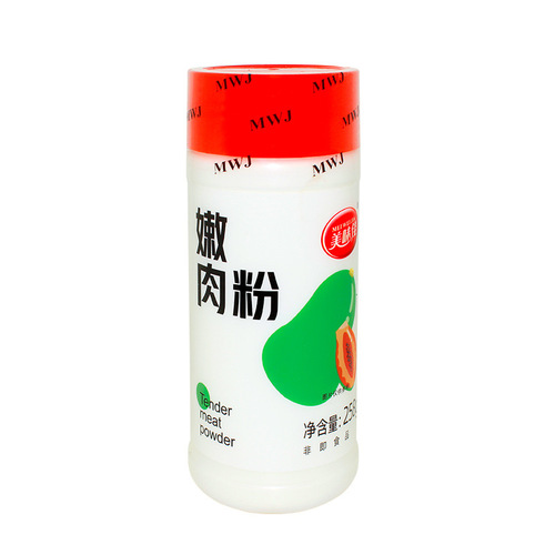 Delicious tender meat powder for commercial use, 258g papain pork and mutton kebab meat tenderizer, tender and crispy agent