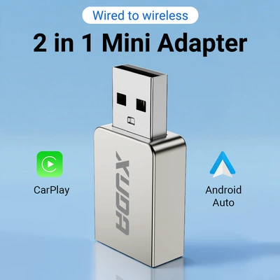 Cross-Border Exclusive Apple Wireless Simsiz CarPlay və Android Auto - silver