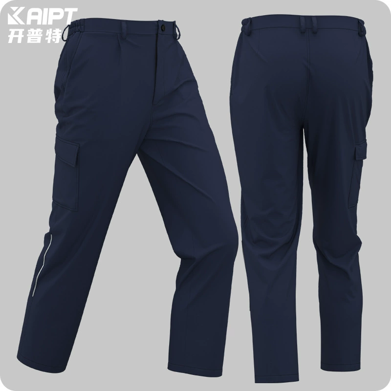 Мужские рабочие брюки для трансграничной торговли, светоотражающие рабочие штаны, пошив на заказ, износостойкие, свободного кроя, для авторемонта и инженерных работ, защитные брюки