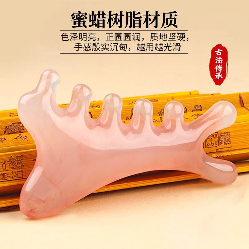 Pein de masaje cabeza meridiano masaje nariz aparato de masaje ocular facial meridiano placa de masaje fábrica de resina al por mayor