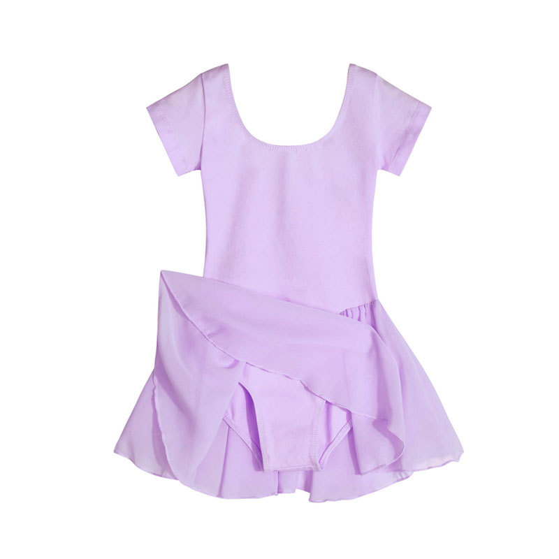 Foreign trade children's short-sleeved dance clothes for girls…