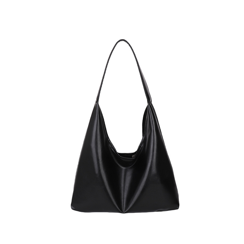 Gran capacidad de moda coreana textura hombro brazalete bolso para mujeres 2025 primavera nuevo estilo minimalista bolso de mujer