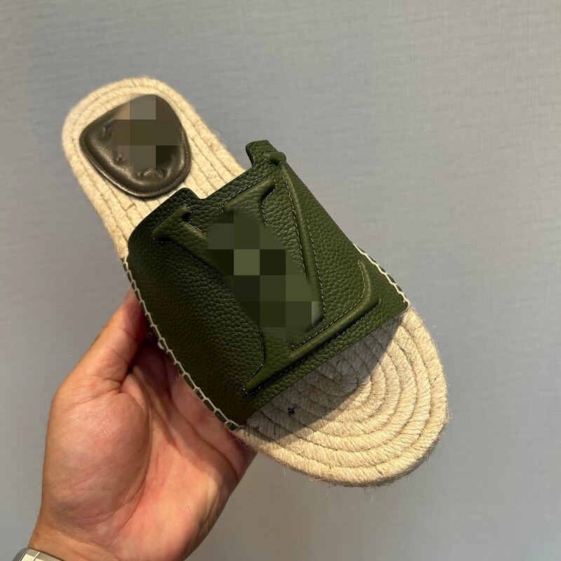 Cross-Border Large Size Genuine Leather Soft-Soled Men's Slippers, High-End Light Luxury Casual Slip-On Sandals, Vietnamese Rubber Slide Beach Shoes