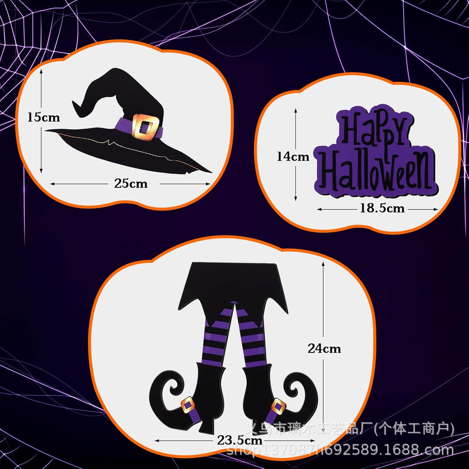 Nuevos productos transfronterizos de madera Halloween decoración de la atmósfera de la fiesta del hogar cabeza de ratón colgante decoración del patio vestíbulo
