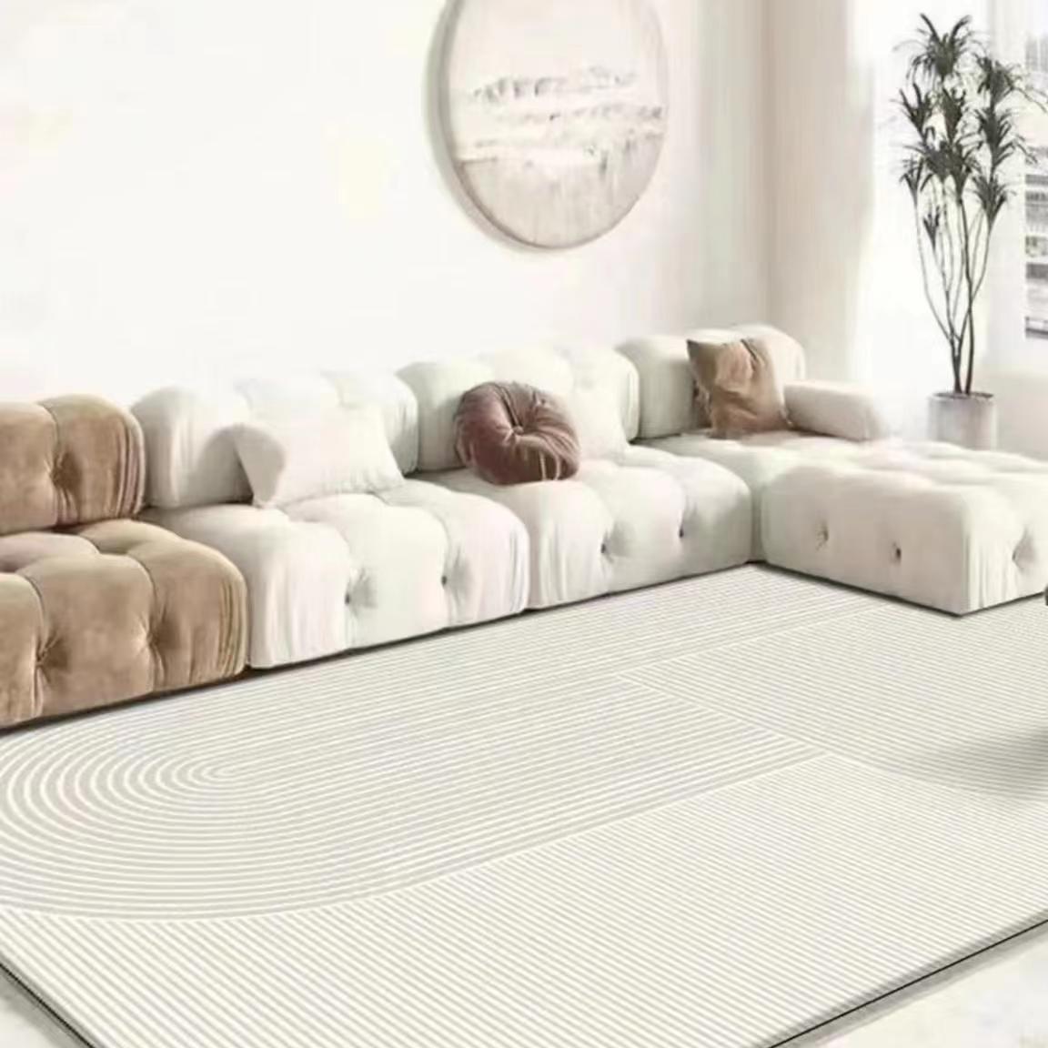 Algodón y lino Fondo engrosado Cachemira-como la luz de lujo sala de estar alfombra dormitorio alfombra sala de estar cama manta sala de sofá mesa de café Manta