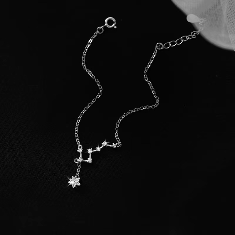 Fashion Simple Style Star Copper Tassel Metal Zircon Bracelets