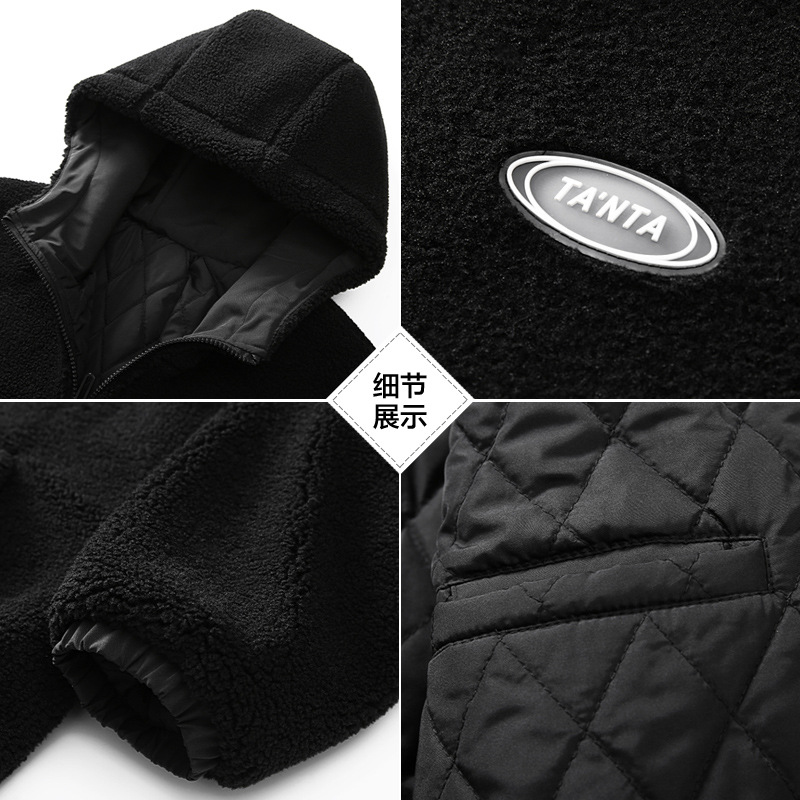 Abrigo de lana bereber Abrigo acolchado de algodón 2023 nueva marca de moda coreana Top pareja de algodón y engrosamiento chaqueta acolchada de algodón Abrigo acolchado de algodón ropa de hombre