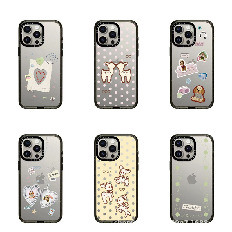 C's Nana's Memory Deer World Transparent Phone Case for iPhone Apple 17 Pro Max 16/15 Trendy