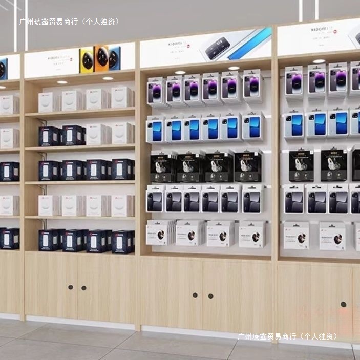 新款营业厅手机店货架展示柜百货货架手机壳配件挂钩挂件柜展示架