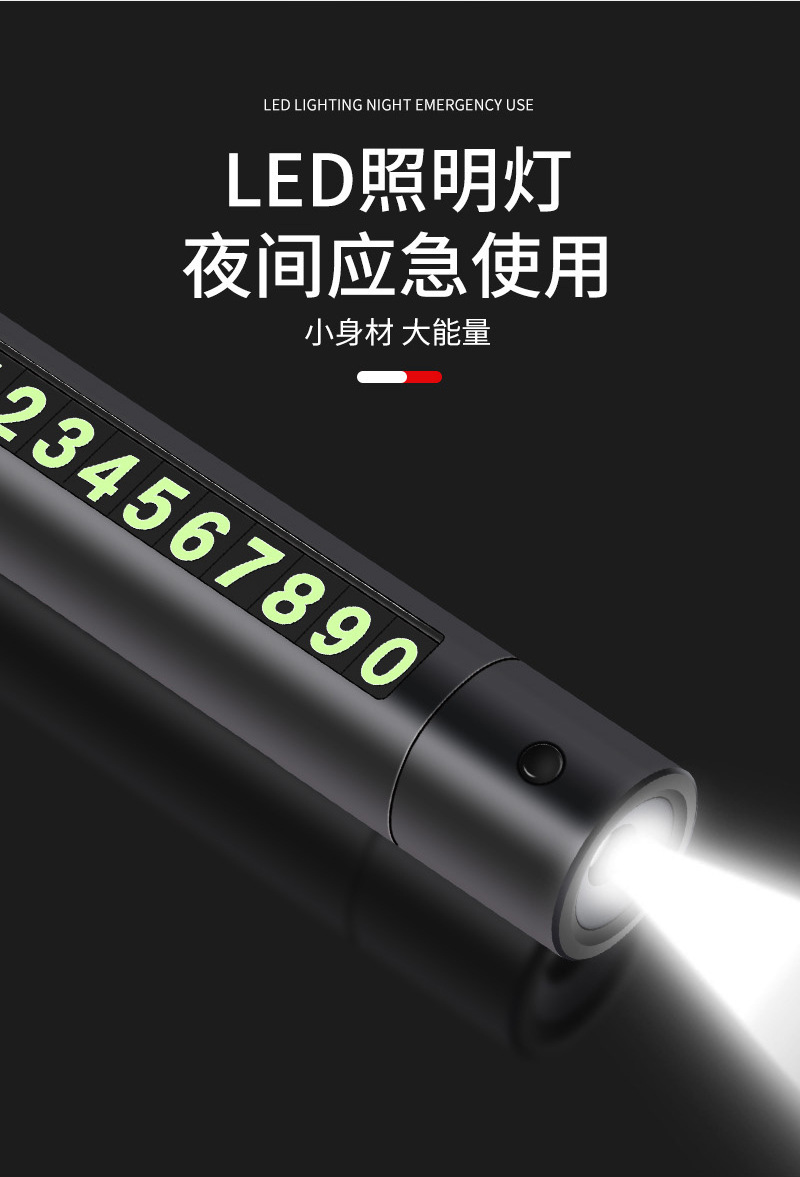 Car temporary parking number plate, safety hammer for self-driving vehicles, emergency parking sign, underwater window breaker tool