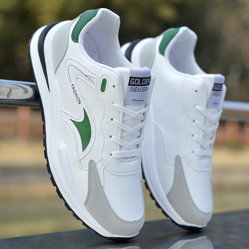 2217-1 가죽 모델 화이트 그린