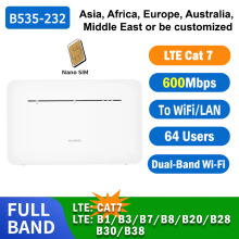 适用华为B535-232 4G CAT7无线路由器双频 插卡即用600M高速办公