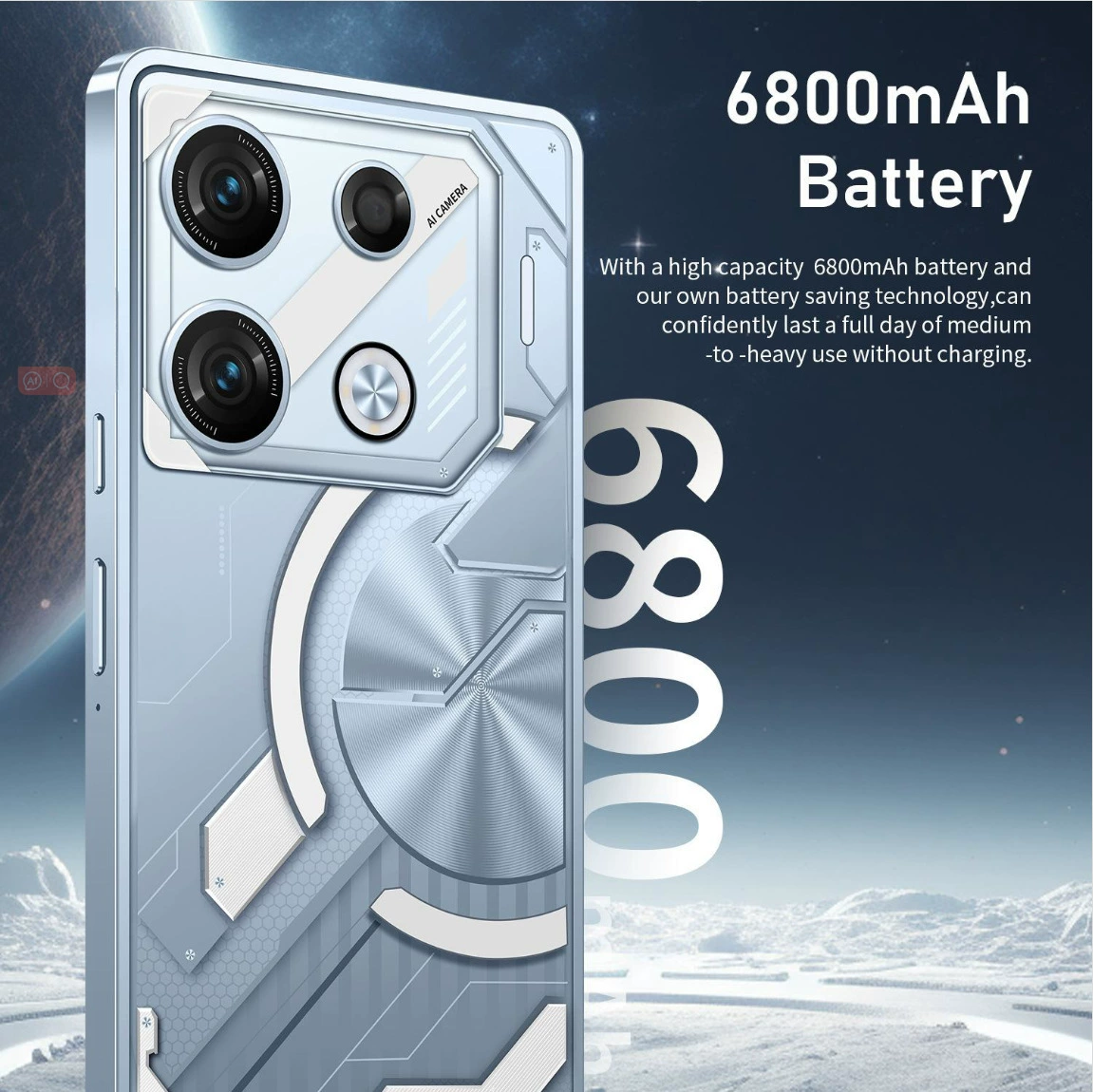 Cross-border телефон Jodom GT10PRO 1ГБ+16ГБ, 1300МП AI камера, Черный/Белый - США/Европа/Великобритания/Австралия