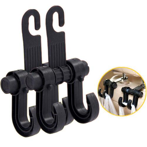 Car seat back hook, car-mounted car interior items, multi-functional hidden car seat headrest hook