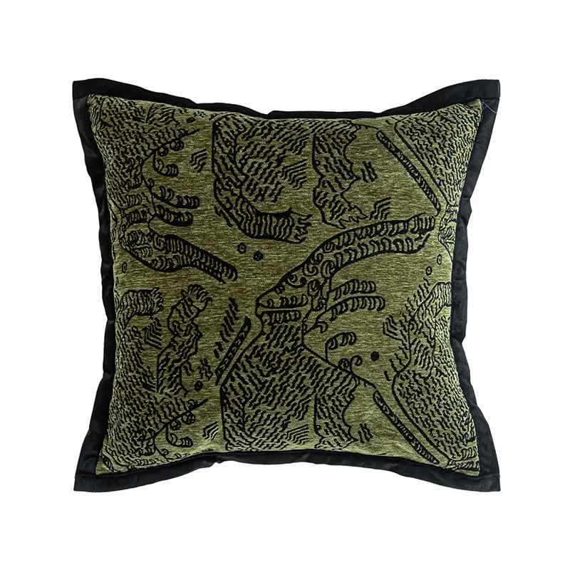 Nórdico moderno jacquard almohada sofá sala de estar almohada modelo de sala de hotel almohada cubierta mayorista