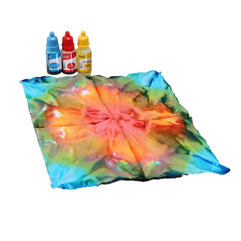 Hecho en casa tie-dye DIY escuela primaria y secundaria niños educativos paquete de material hecho a mano ciencia y educación juguete experimento pequeño invento